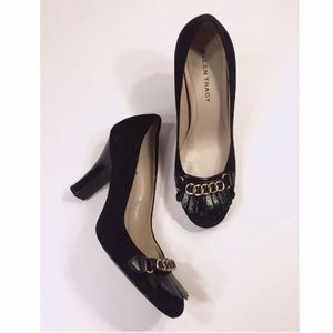 Ellen Tracy Banyan Suede Tassel Heel